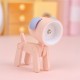 Mini Led Night Light Cartoon Table Lamp Ornaments Desktop Mobile Phone Bracket Deer Shape Orange