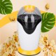 Mini Popcorn Machine With Transparent Cover Household Automatic Electric Popcorn Maker For Parties Families Ktv yellow EU plug