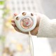 Mini Portable Hand Warmer Cute Cat Claw Shape Usb Rechargeable Quick Heating Winter Hand Heating Stove White