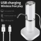 Mini Water Pump Dispenser Portable Usb Rechargeable Smart Wireless Automatic Water Bottle Pump YSY Silver