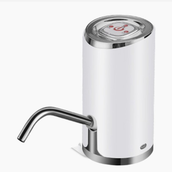 Mini Water Pump Dispenser Portable Usb Rechargeable Smart Wireless Automatic Water Bottle Pump YSY Silver