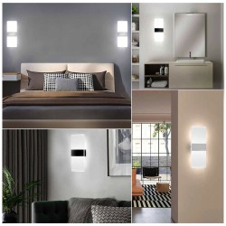 Modern Led Wall Light High Brightness Energy Saving Up Down Black