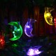 Moon Shaped Solar Powered Light  String Lights, 15.75ft 20 Bright Waterproof LED (Warm)