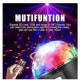 Mp3 Music Disco Magic Ball Lights With Remote Control 9 Colors Led Party Lamp Voice Controlled Rotating Lights For Dance Hall Ktv Bar Stage EU Plug