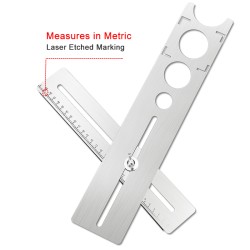 Multi Angle Ruler Movable Template Angle Measuring Model Tool