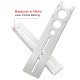 Multi Angle Ruler Movable Template Angle Measuring Model Tool