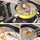 Multi-functional 2-in-1 Stainless Steel Filter Spoon Spider Strainer Ladle with Clip for Fried Food