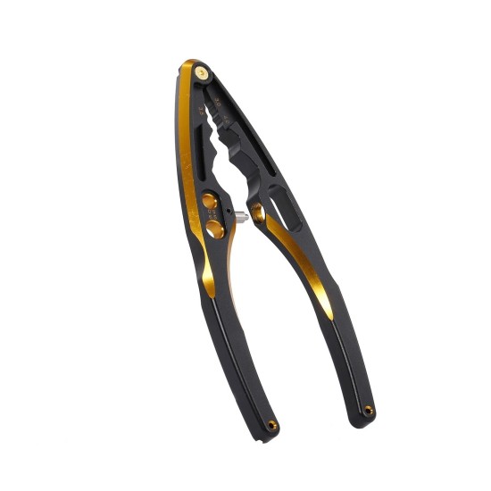 Multifunction Aluminum Alloy Shock Absorber Clamp Pliers Shock Absorber Assembly Disassembly Tool For 1/10 1/8 Traxxas Hsp Rc Yellow