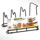 Multifunctional Pot Lid Holder Rack Storage Pan Cover Cabinet Pantry Rack Organizer black