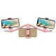 Multifunctional Tripod Multiple Clip Live Broadcasting Phone Bracket Fill Light Adaptor Mobile Phone Holder Pink