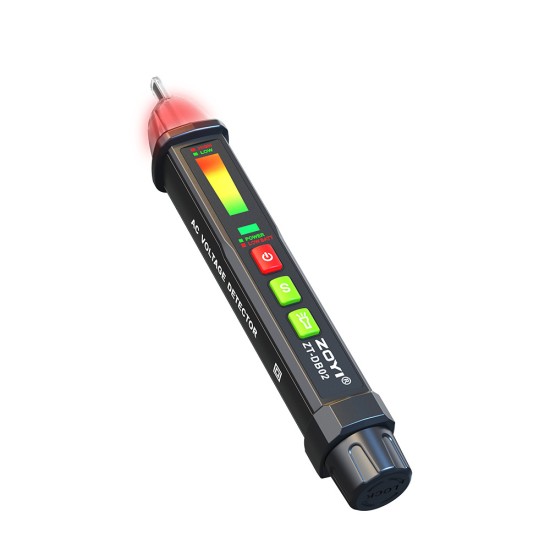 Multifunctional Waterproof Voltage  Detector Digital Voltage Tester Non-contact Tester Pen black