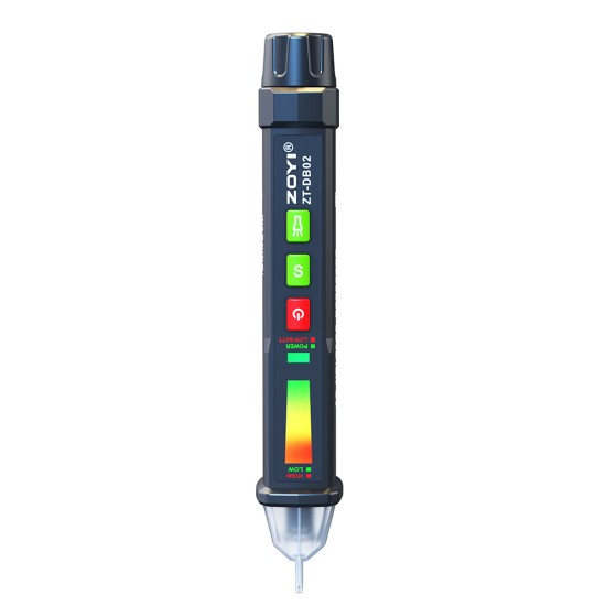 Multifunctional Waterproof Voltage  Detector Digital Voltage Tester Non-contact Tester Pen black