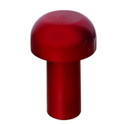 Mushroom Table Lamp Portable Rechargeable Stepless Dimming Night Light Baby Feeding Night Lights Red