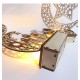 Muslim Eid LED Wood Lamp Festival Moon LED Decoration Star Prayer Shape  Moon EID