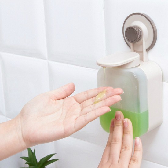 Nailing Free Soap Dispenser Wall Mount Shower Liquid Containers for Bathroom Kitchen As shown