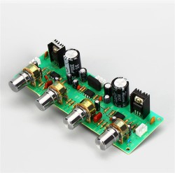 Ne4558 Amplifier Motherboard Pre-fever Tuning Board Dual AC12-15V Treble Bass Master Volume Control Board