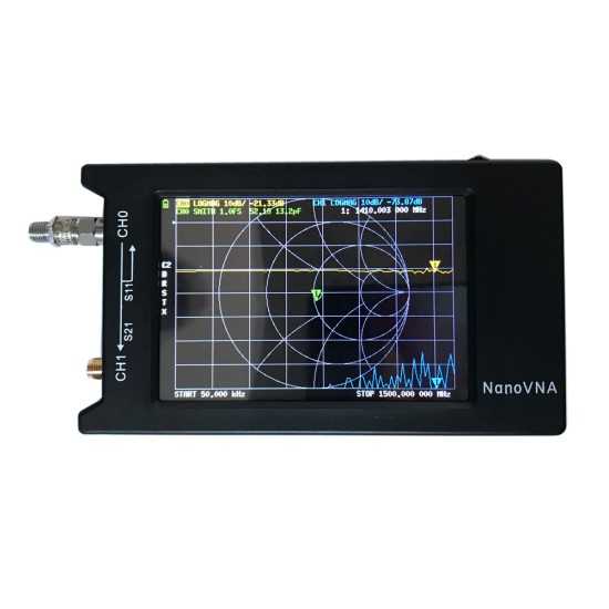 Network Antenna Analyzer NanoVNA-H4 10KHz~1.5GHz VNA 4inch LCD 1950MAh Battery HF VHF UHF UV Vector  4.0 inches