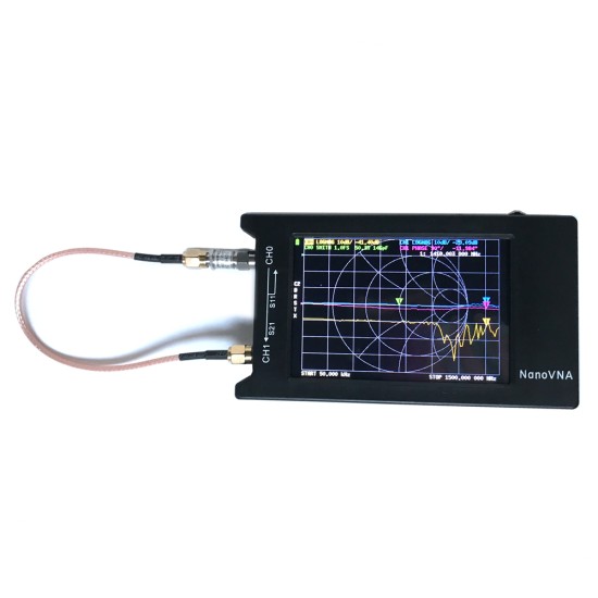 Network Antenna Analyzer NanoVNA-H4 10KHz~1.5GHz VNA 4inch LCD 1950MAh Battery HF VHF UHF UV Vector  4.0 inches