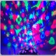 Novelty USB Charging RGB Projector  Lamp Automatically Rotating Led Night Light For Home Children Bedroom Decoration Magic Lights White starry sky