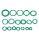 O-shape Seal Ring Set Sealing Element Washer Repairing Kit for Air Conditioner 270PCS/Set  green_270PCS Seal ring set