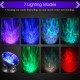 Ocean Wave Projector LED Night Light with Music Player Remote Control Lamp RGB_white