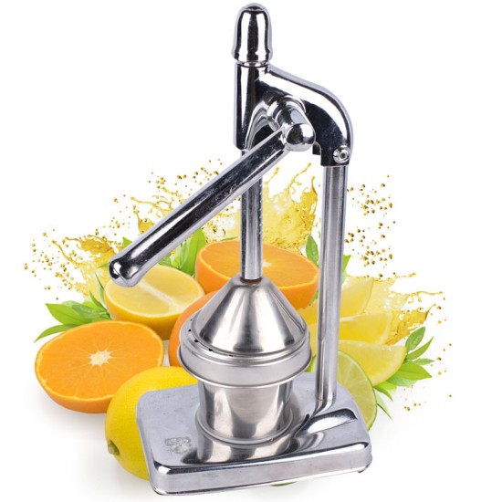 Orange Stainless Steel Juice Press Manual Lemon Pomegranate Citrus Juicer Hand-pressed Juicer Silver