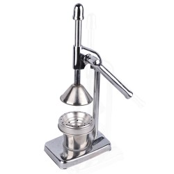 Orange Stainless Steel Juice Press Manual Lemon Pomegranate Citrus Juicer Hand-pressed Juicer Silver