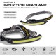 Outdoor Headlamp Type-c Rechargeable Waterproof Led Cob Strong Light Head Lamp