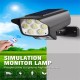 Outdoor Led Solar Light Fake Simulation Monitoring Camera Wireless Security