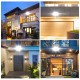 Outdoor Led Solar Light Waterproof IP67 High Brightness Flood Lamp 5 Brightness Adjustable 50W