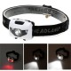 Outdoor Portable Headlamp 170 Degree Wide Range Adjustable Headlight For Fishing Tourism Hiking White