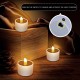 Outdoor Solar Candle Light Flameless IP42 Waterproof Induction Night Lamps for Garden Yard 6pcs