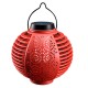 Outdoor Solar Lantern Lights IP65 Waterproof Hanging Decorative Light for Garden Patio Courtyard Lawn Red