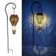 Outdoor Solar Led Garden Lamp Hollow Hot Air Balloon Lanterns Landscape Buried Lamps Golden