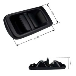 Outer Sliding Side Door Handle Car Door Handle Sliding Side Door Outer Handle For Renault Movano 7700352420 Left door outer handle