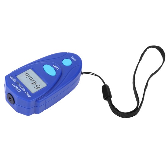 Painting Thickness Meter Digital Display Iron-based Magnetic Galvanized Coating Film Thickness Gauge Blue