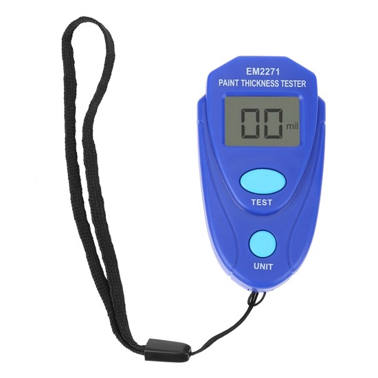 Painting Thickness Meter Digital Display Iron-based Magnetic Galvanized Coating Film Thickness Gauge Blue