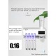 Perforation-free Wall-mounted Toothbrush  Holder Solar Energy-storage Design Intelligent Uv Toothbrush Rack Toothpaste Dispenser Black_Button disinfection