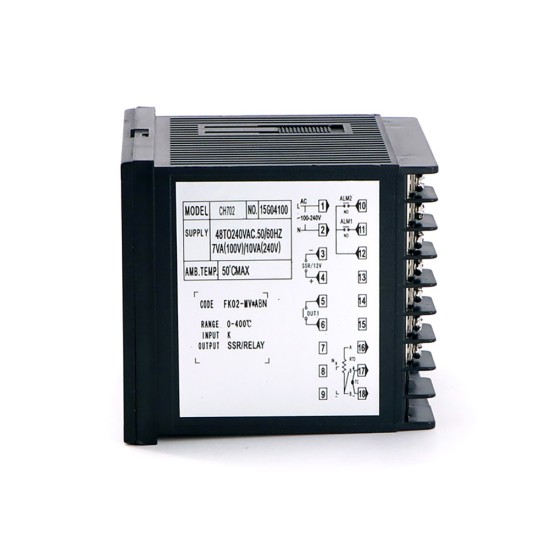 Pid Thermostat Temperature Controller REX-CH702FK02-MV*AB 48-240VAC 0-400 Degree CH Smart Thermostat