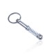 Piston Shock Absorber Shape Key Chain Decoration Key Chain Pendant white