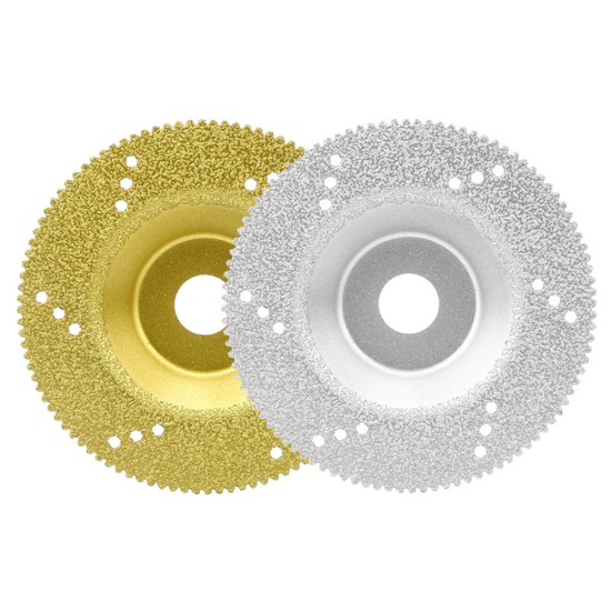 Porcelain Cutting Disc for Grinder Diamond Brazing Slice Cutting Tool  Accessories Golden