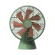 Portable 7 Blades Handheld Small Fan USB Charging Desktop Fan for Home Bedside green_Mobile Edition