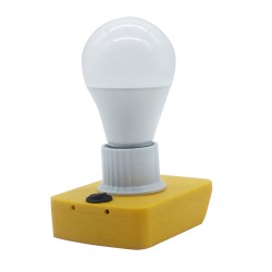 Portable E27 Led Bulb Lamp 700lm Anti-slip Work Light for Dewalt 18v 20v Dcb Series