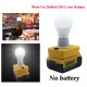 Portable E27 Led Bulb Lamp 700lm Anti-slip Work Light for Dewalt 18v 20v Dcb Series