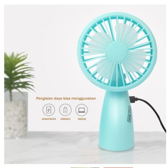 Portable Handheld Mini Fan Usb Rechargeable Ultra-quiet Dormitory Student Desk Cooling Fan random color