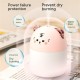 Portable Led Mini Humidifier 250ml Cartoon Cat Tiger Office Home Mist Purifier Night Light White