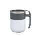 Portable Magnetized Cup Drink Rotating Cup Coffee Mixing Cup for Home Office black