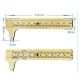 Portable Measuring Tool 100mm Mini Solid Brass Slide Ruler Scale Vernier Gold Caliper Yellow