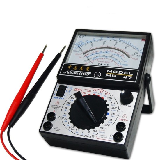 Portable Mechanical Pointer  Type  Multimeter Mf47 Tester Ac / Dc Ammeter Standard