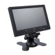 Portable Mini 7 Inch HDMI VGA Display LCD Screen Car Rearview TV/DVD Display Monitor EU plug